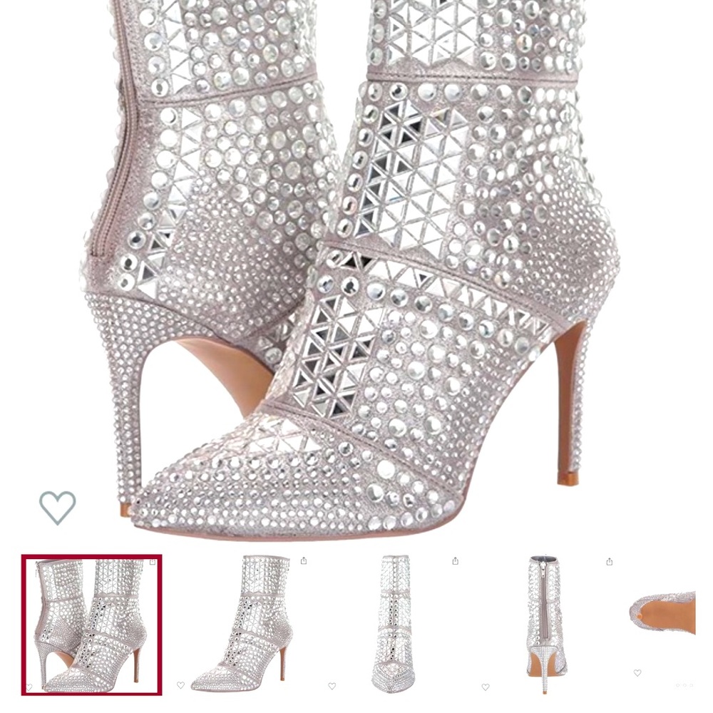 Steve Madden Crossing Rhinestone Booties- Gorgeous & are brand new!